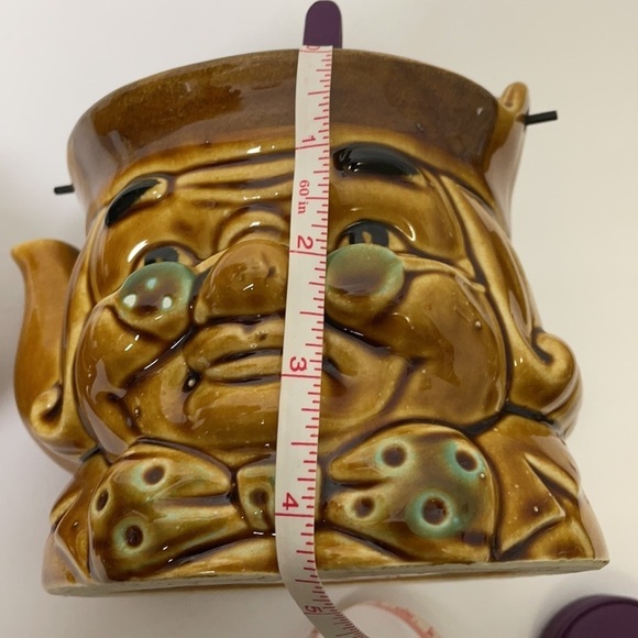 Teapot 1950’s Toby Style Set Japan Ben Franklin Cream Sugar - Picture 14 of 17